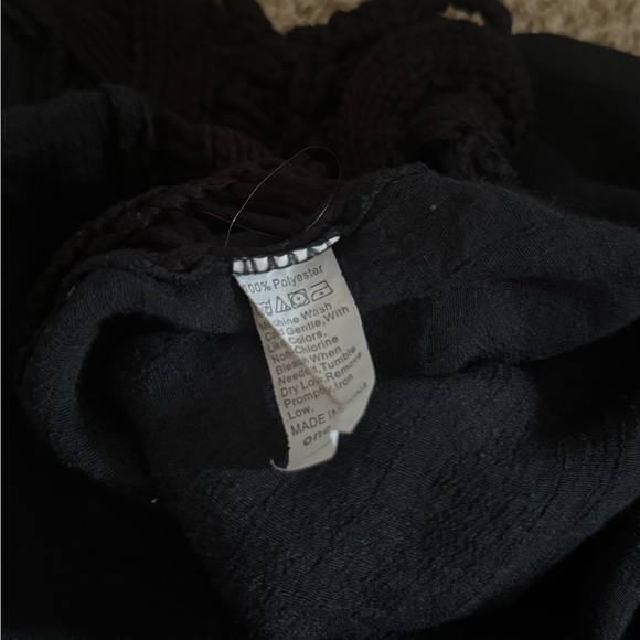 Cupshe Blue Crochet Trim Swim Coverup - Picture 4 of 4